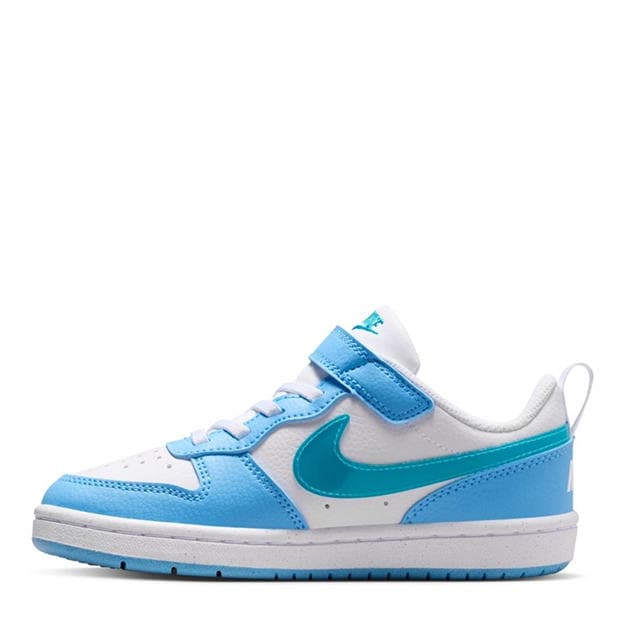 White/Blue - Nike - Court Borough Low Recraft