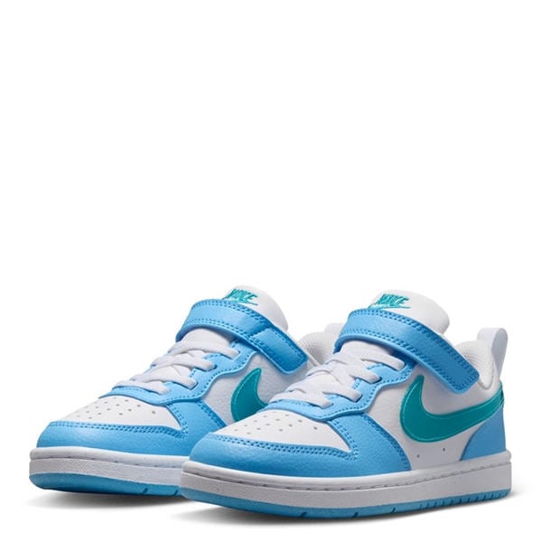 White/Blue - Nike - Court Borough Low Recraft