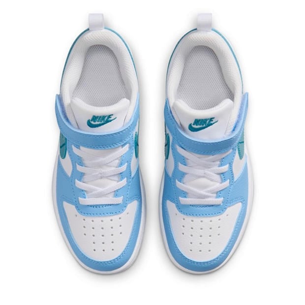 White/Blue - Nike - Court Borough Low Recraft