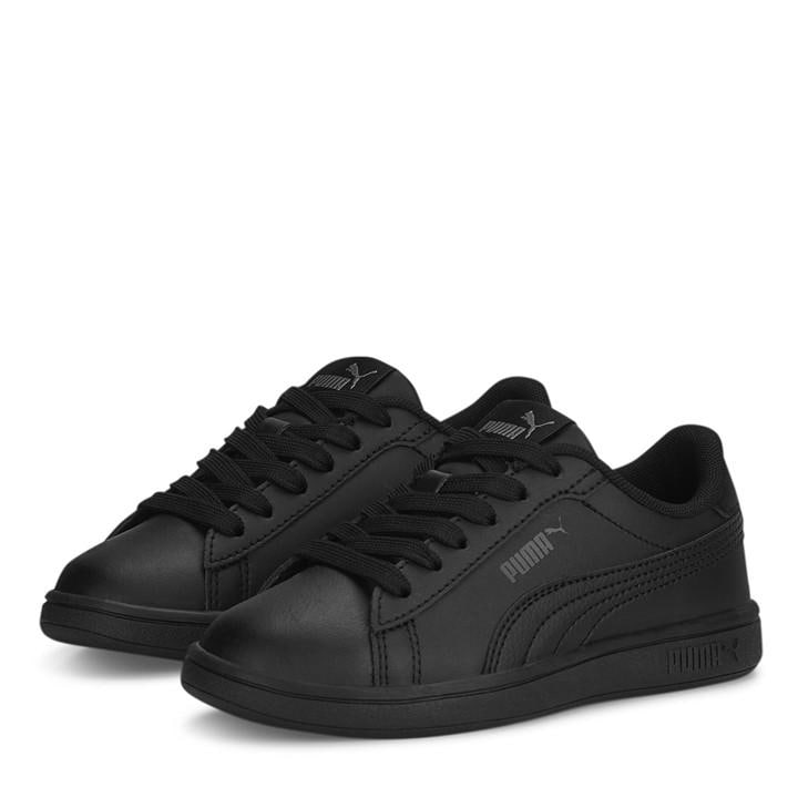 Puma Boys Black Smash Vulc  Trainers in Size C11, Sports Direct