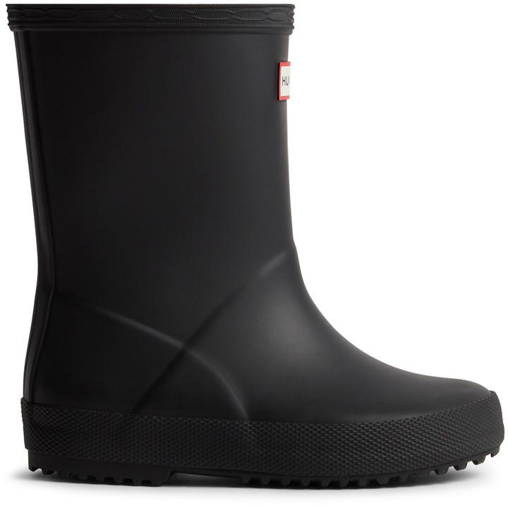 Hunter Boys Black First Wellington Boots Infants C11