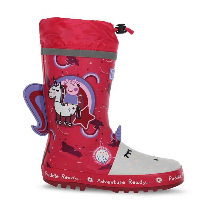 Regatta  Kids Pink ' Peppa Wellington Wellies in Size C13, Sports Direct