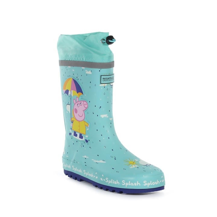 Regatta  Kids Blue ' Splash Wellies in Size C9, Sports Direct