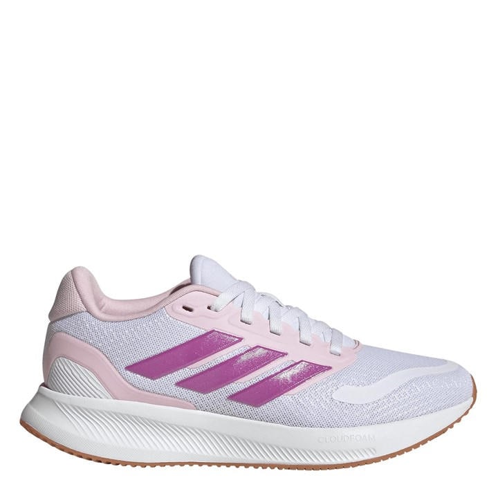 Adidas  Kids White Kids' Runfalcon 5 Road Running Shoes in Size 5.5, Sports Direct