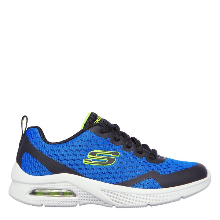 Skechers Boys Blue Microspec Max  Trainers in Size 5.5, Sports Direct