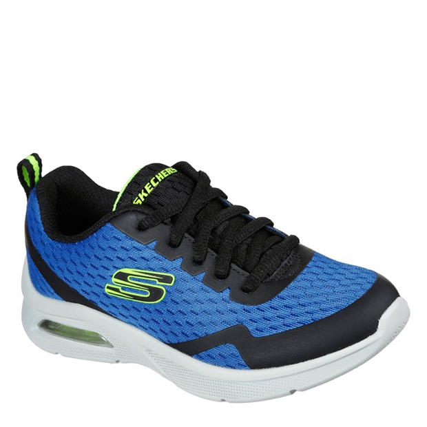 Sinine/Roheline - Skechers - Microspec Max Junior Trainers