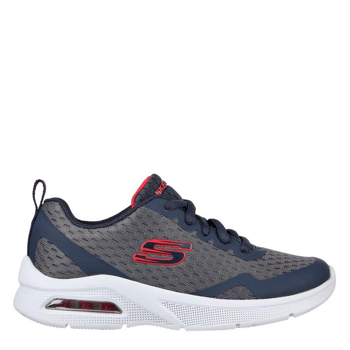 Skechers Boys Grey Microspec Max  Trainers in Size 5, Sports Direct