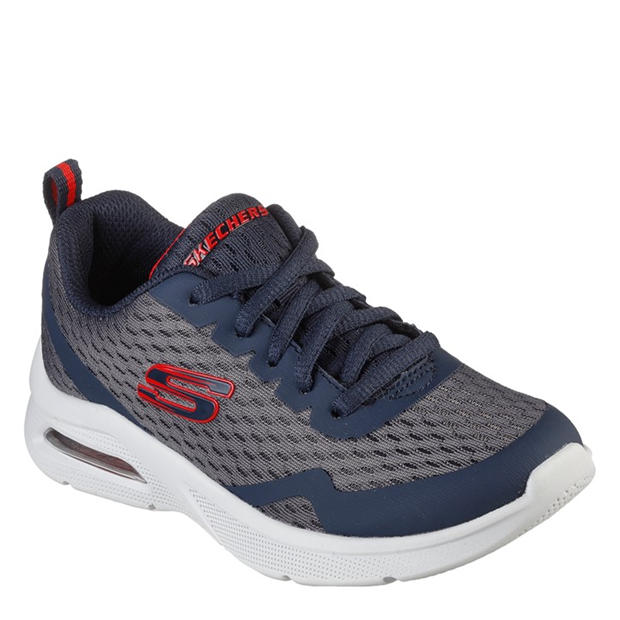 Hall/Punane - Skechers - Microspec Max Junior Trainers