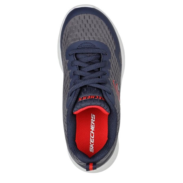 Hall/Punane - Skechers - Microspec Max Junior Trainers
