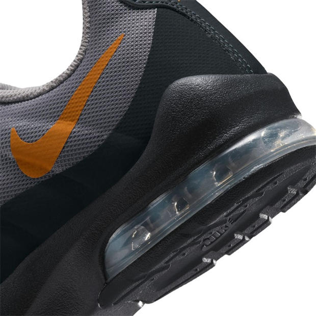Grey/Orange - Nike - Air Max Invigor Print Big Kids Shoe