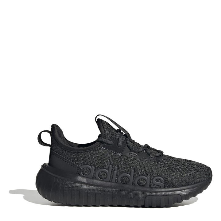 Adidas Boys Black Kaptir 4.0 Shoes  in Size 5, Sports Direct