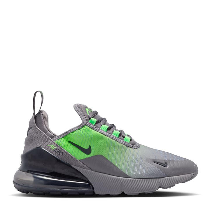 Nike Boys Grey Air Max 270 React  Trainers in Size 5.5, Sports Direct