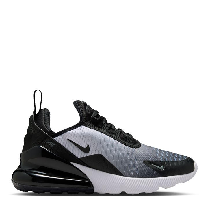 Nike Boys Black Air Max 270 React Trainers in Size 5, Sports Direct