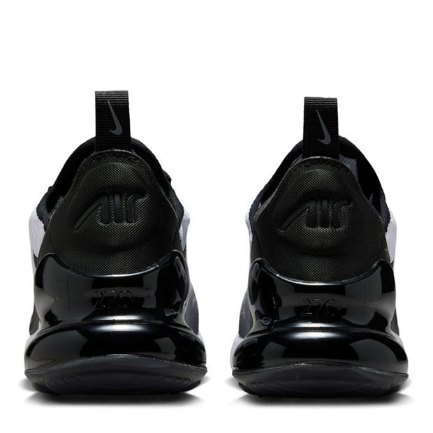 Blk/Wht/Gry - Nike - Air Max 270 React Junior Trainers