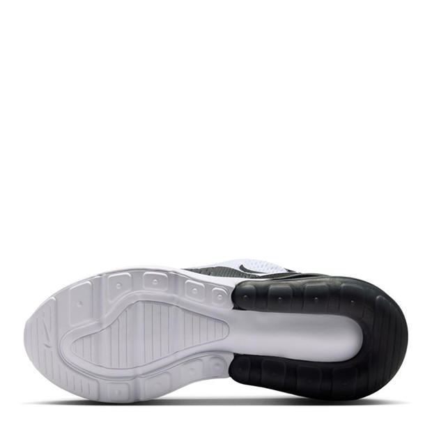 Blk/Wht/Gry - Nike - Air Max 270 React Junior Trainers