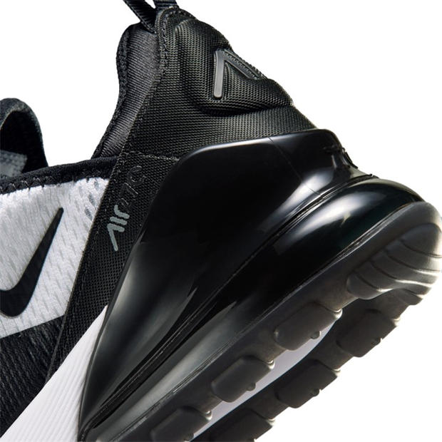 Blk/Wht/Gry - Nike - Air Max 270 React Junior Trainers