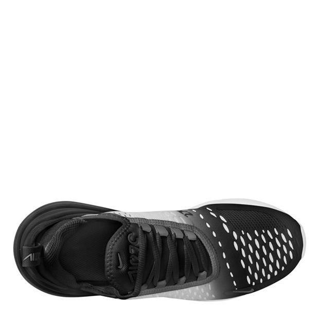Blk/Wht/Gry - Nike - Air Max 270 React Junior Trainers