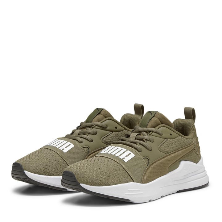 Puma Boys Green Kids' Wired Run Pure Runner in Size 5.5, Sports Direct