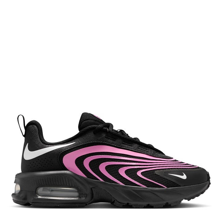 Nike Boys Black Air Max Fire Sneakers  in Size 3, Sports Direct