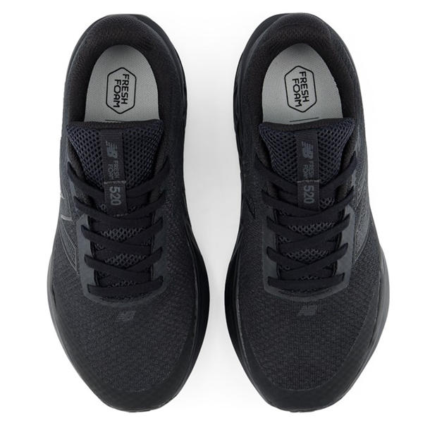 Triple Black - New Balance - Kids' 520 Breathable Mesh Runners