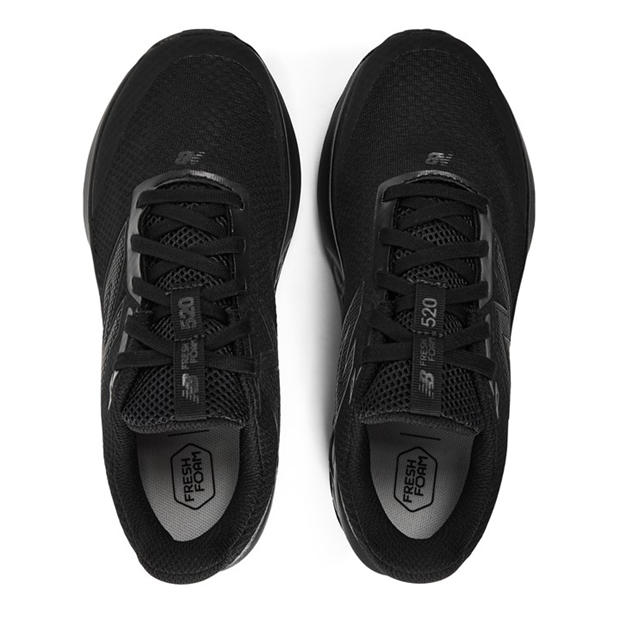 Triple Black - New Balance - Kids' 520 Breathable Mesh Runners