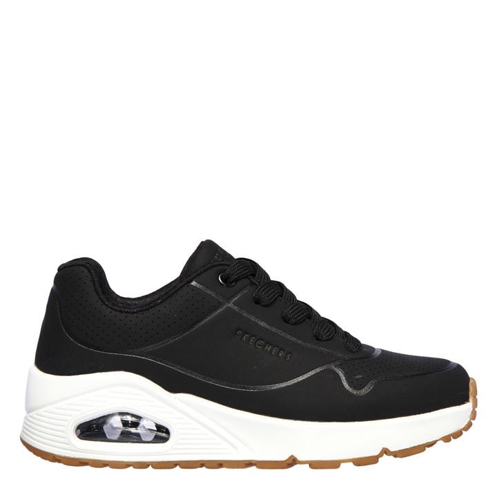 Skechers Boys Black Uno Stand On Air Trainers  in Size C12, Sports Direct