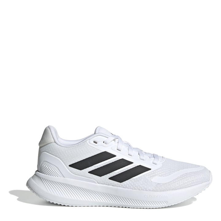 Adidas Boys White Runfalcon   Running Shoes in Size 5, Sports Direct