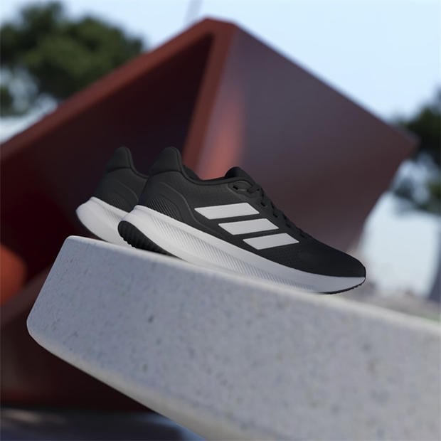 Black/White - adidas - Runfalcon 5 Juniors Running Shoes