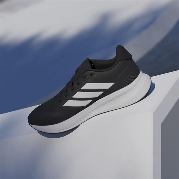 Black/White - adidas - Runfalcon 5 Juniors Running Shoes