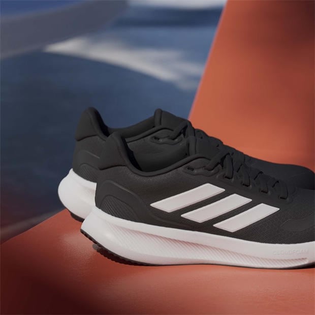 Black/White - adidas - Runfalcon 5 Juniors Running Shoes