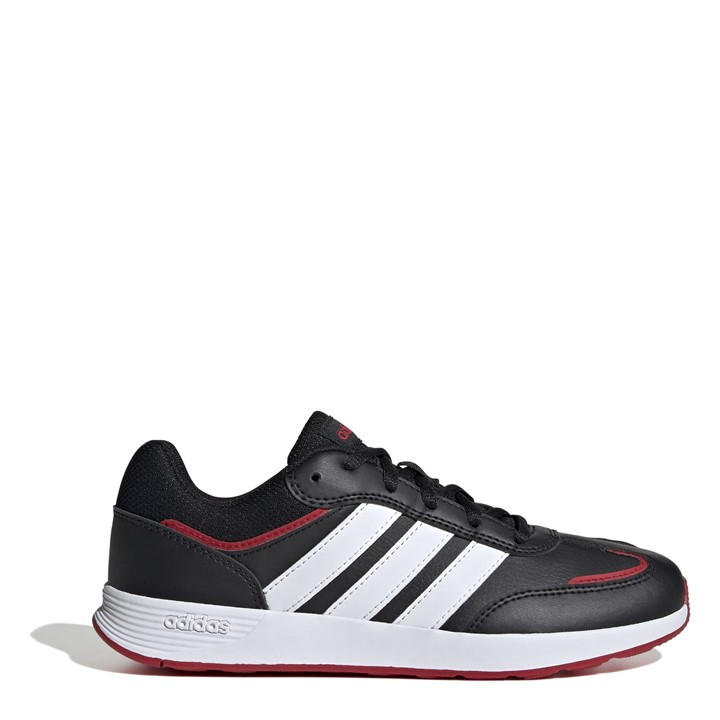 Adidas Boys Black Tensaur Switch Shoes Kids in Size 5.5, Sports Direct