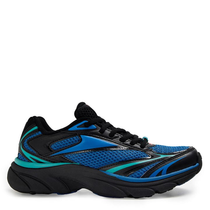 Reebok Boys Black Belwave Kids Trainers in Size 5, Sports Direct