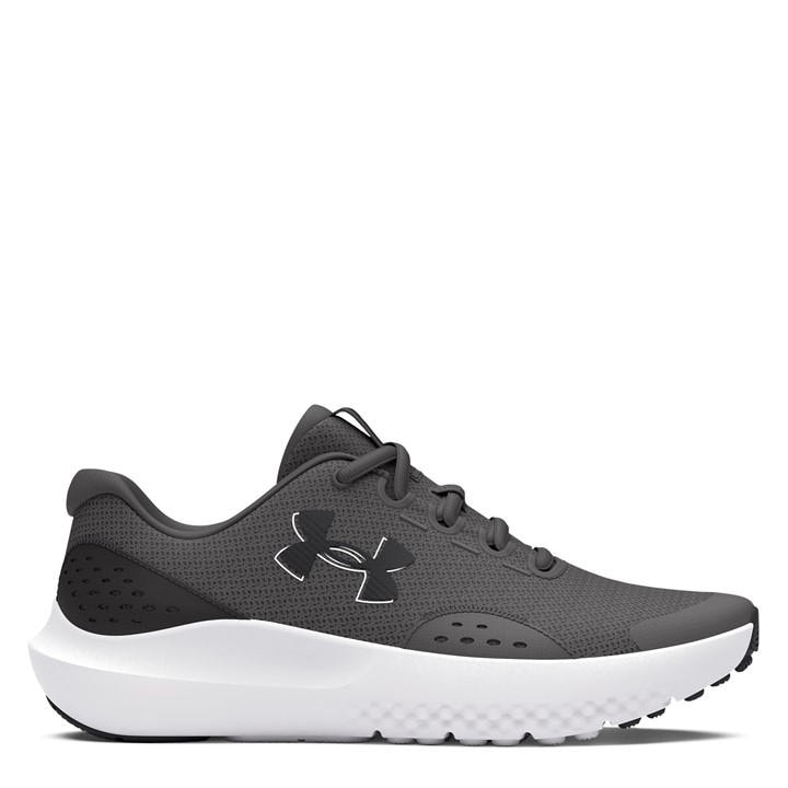 Under Armour Boys Grey Surge 4 Running Shoes   in Size 5.5, Sports Direct