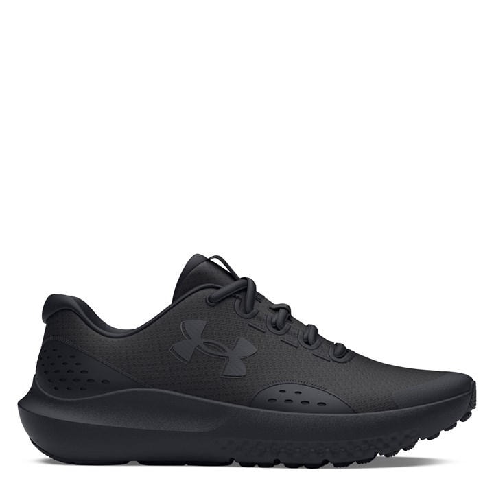Under Armour Boys Black Surge  Running Shoes   in Size 4, Sports Direct