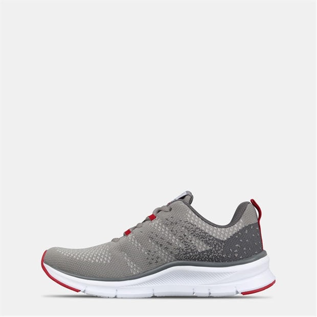 Grey/Red - Karrimor - Duma 6 Running Shoes Junior Boy