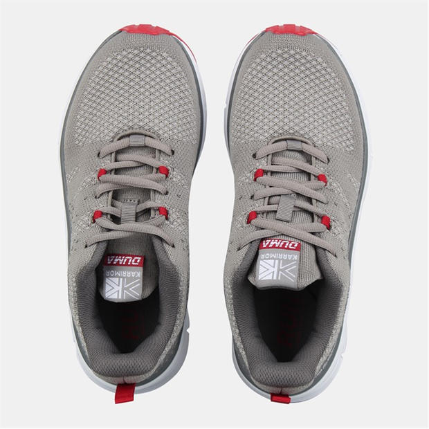 Grey/Red - Karrimor - Duma 6 Running Shoes Junior Boy