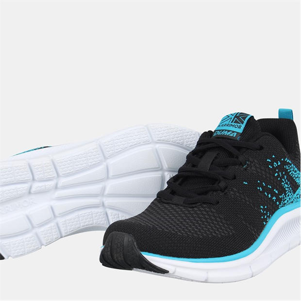 Black/Cyan - Karrimor - Duma 6 Running Shoes Junior Boy