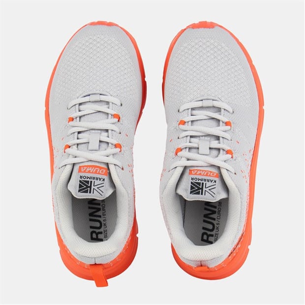 Grey/Orange - Karrimor - Duma 6 Running Shoes Junior Boy