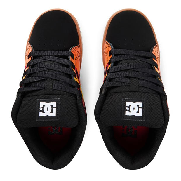 Black/Flame - DC - Kids' Skate Shoes