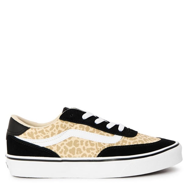 Leopard Black - Vans - Kids' Brooklyn Canvas Trainers