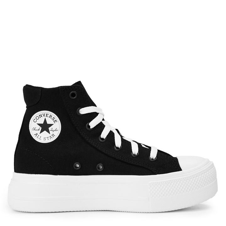 Converse  Kids Black Kids' High-Top Trainers in Size 3, Sports Direct