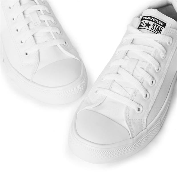 White - Converse - Kids' Canvas Trainers