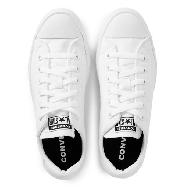 White - Converse - Kids' Canvas Trainers