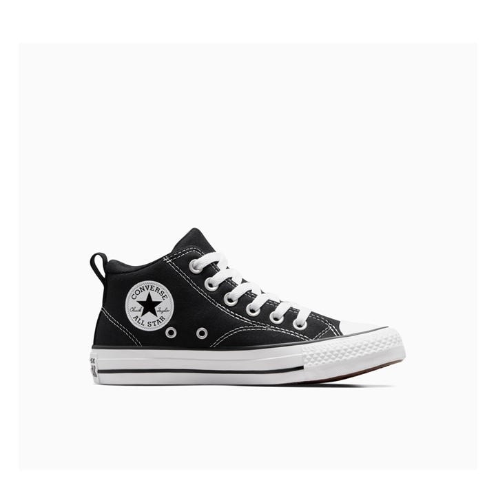 Converse  Kids Black Kids' Canvas High-Top Trainers in Size 3, Sports Direct