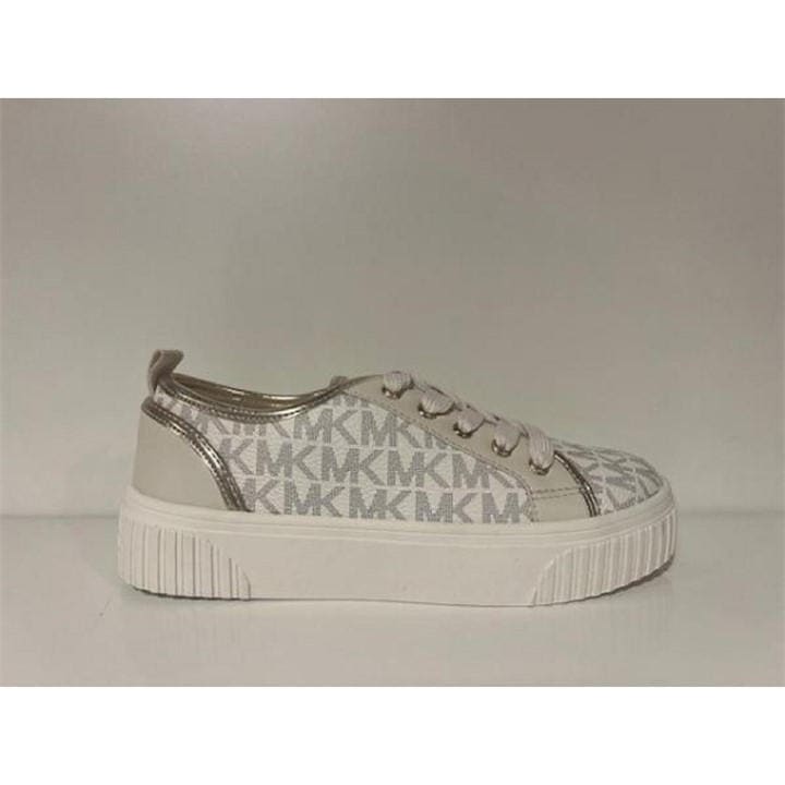 Michael Michael Kors Girls Cream Kids' Platform Trainers in Size 2, Sports Direct