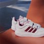 White/Pink/Grey - adidas - Tensaur 3.0 Junior Court Shoes