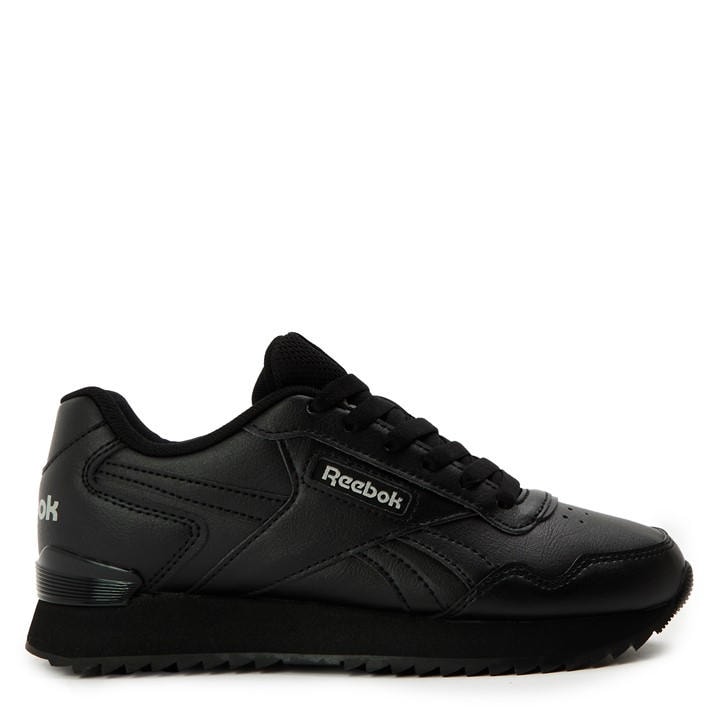 Reebok Girls Black Glide Ripple Clip Kids Classic Low-Top Trainers in Size 3, Sports Direct