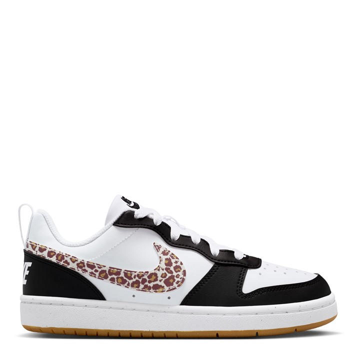 Nike Girls Black Court Borough Low 2 Se Big Kids' Shoes in Size 4, Sports Direct