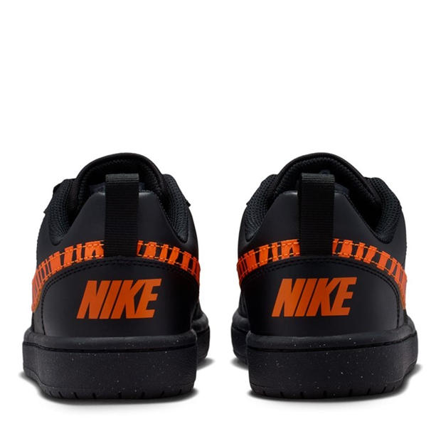 Black/Tiger - Nike - Court Borough Low 2 SE Big Kids' Shoes