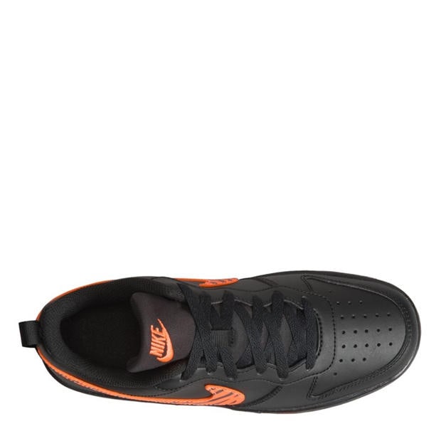 Black/Tiger - Nike - Court Borough Low 2 SE Big Kids' Shoes
